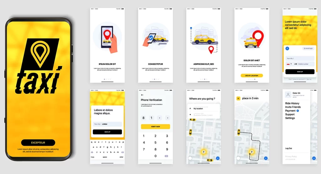How does Taxi booking apps works