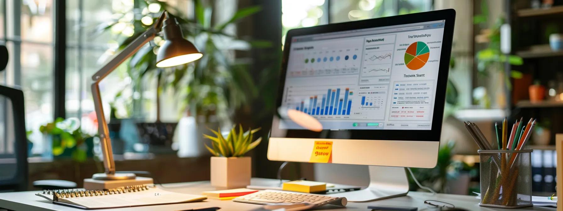 a modern office workspace features a sleek computer screen displaying a visually engaging infographic on conversational seo strategies, surrounded by notepads and digital devices, emphasizing the innovative approach to enhancing voice search performance. a modern office workspace features a sleek computer screen displaying a visually engaging infographic on conversational seo strategies, surrounded by notepads and digital devices, emphasizing the innovative approach to enhancing voice search performance.