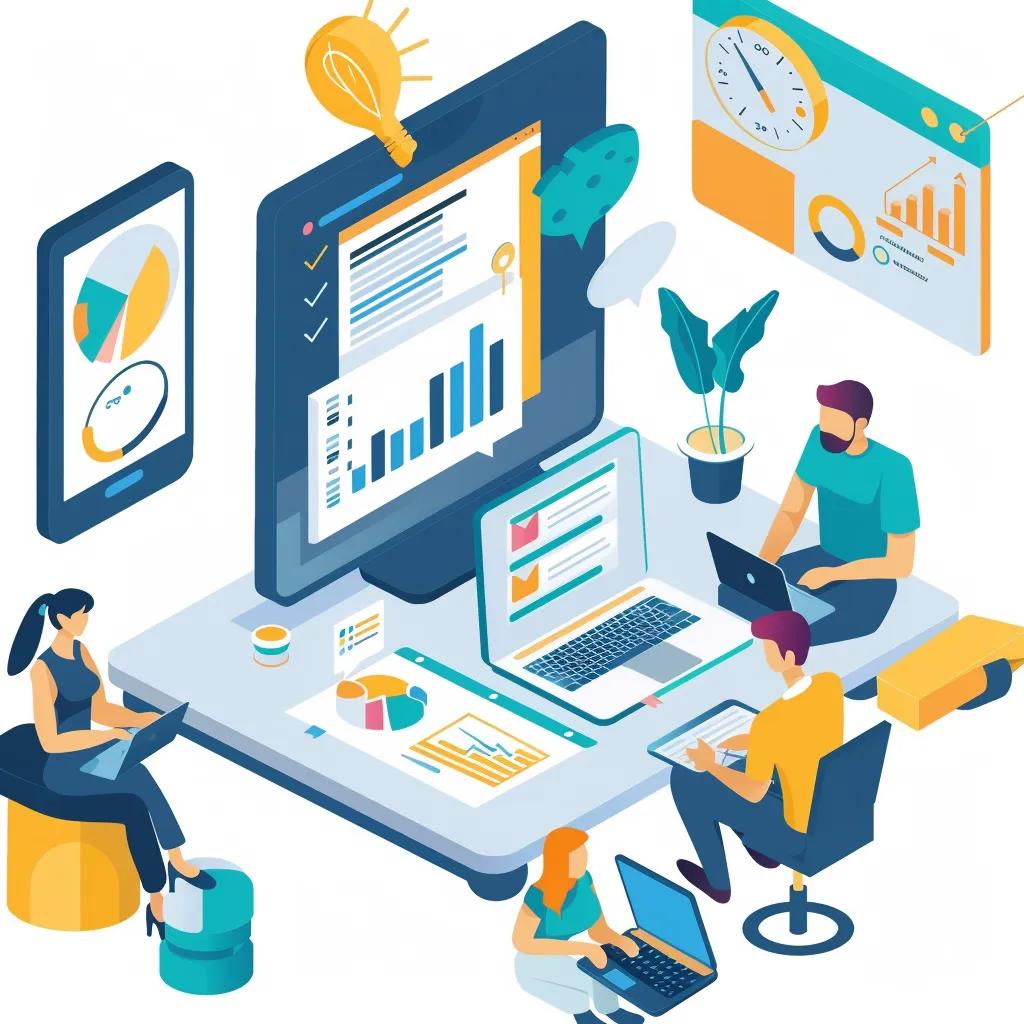 Team collaborating on link-building strategies for e-commerce SEO